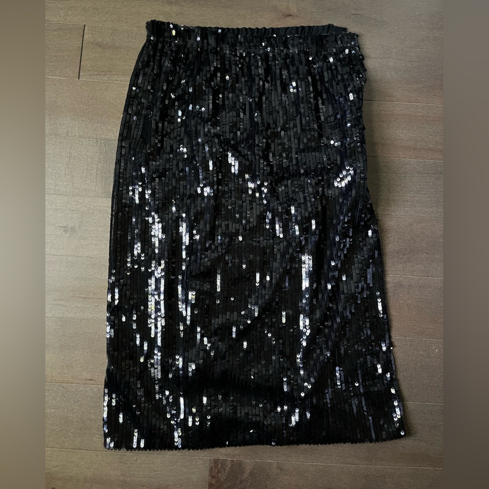 J. crew sequin pencil skirt NWT